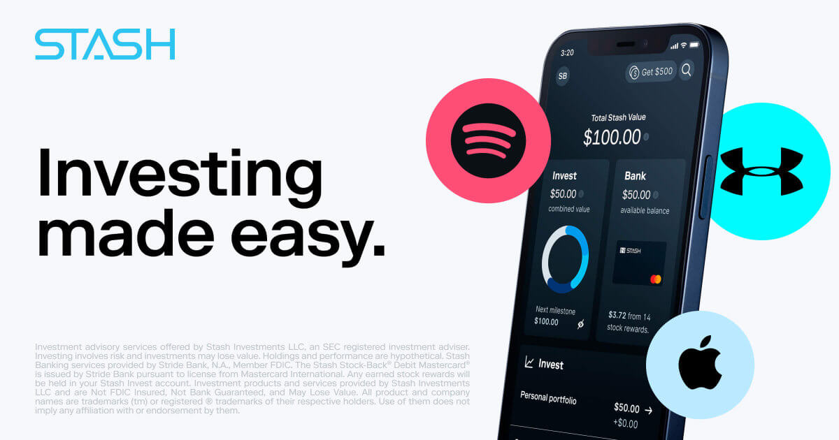 Stash | Aplicación de inversión para principiantes
