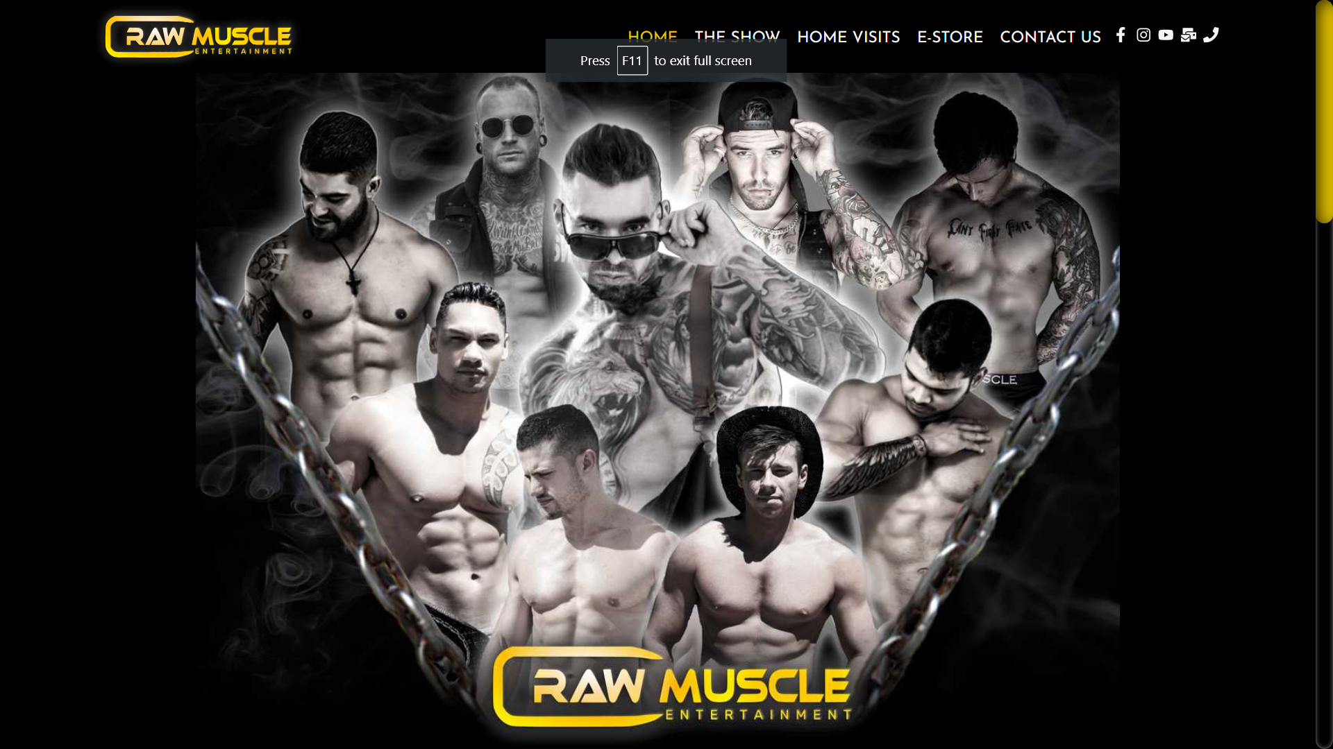 raw muscle 2021 project banner image