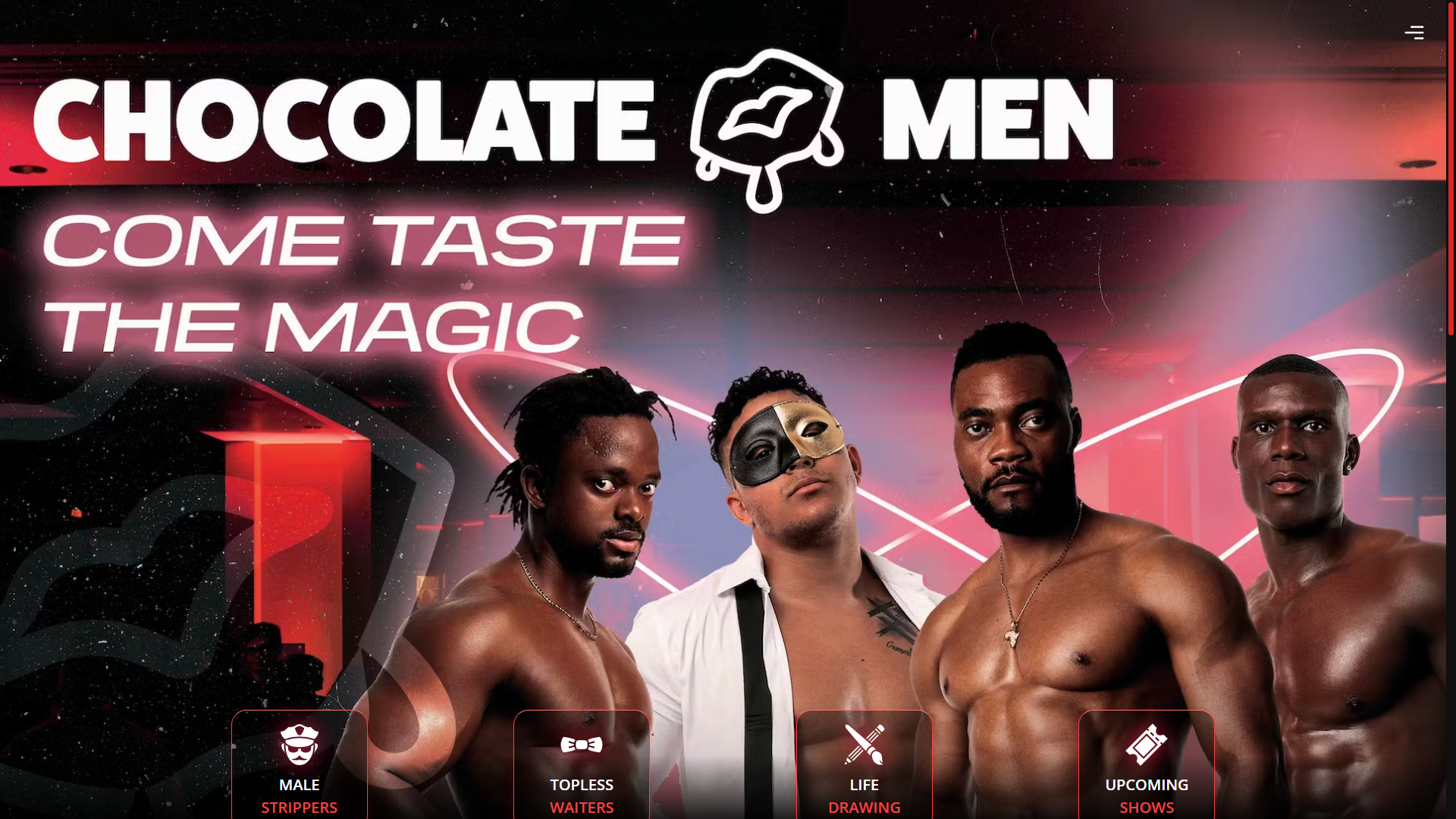 chocolate men project banner image