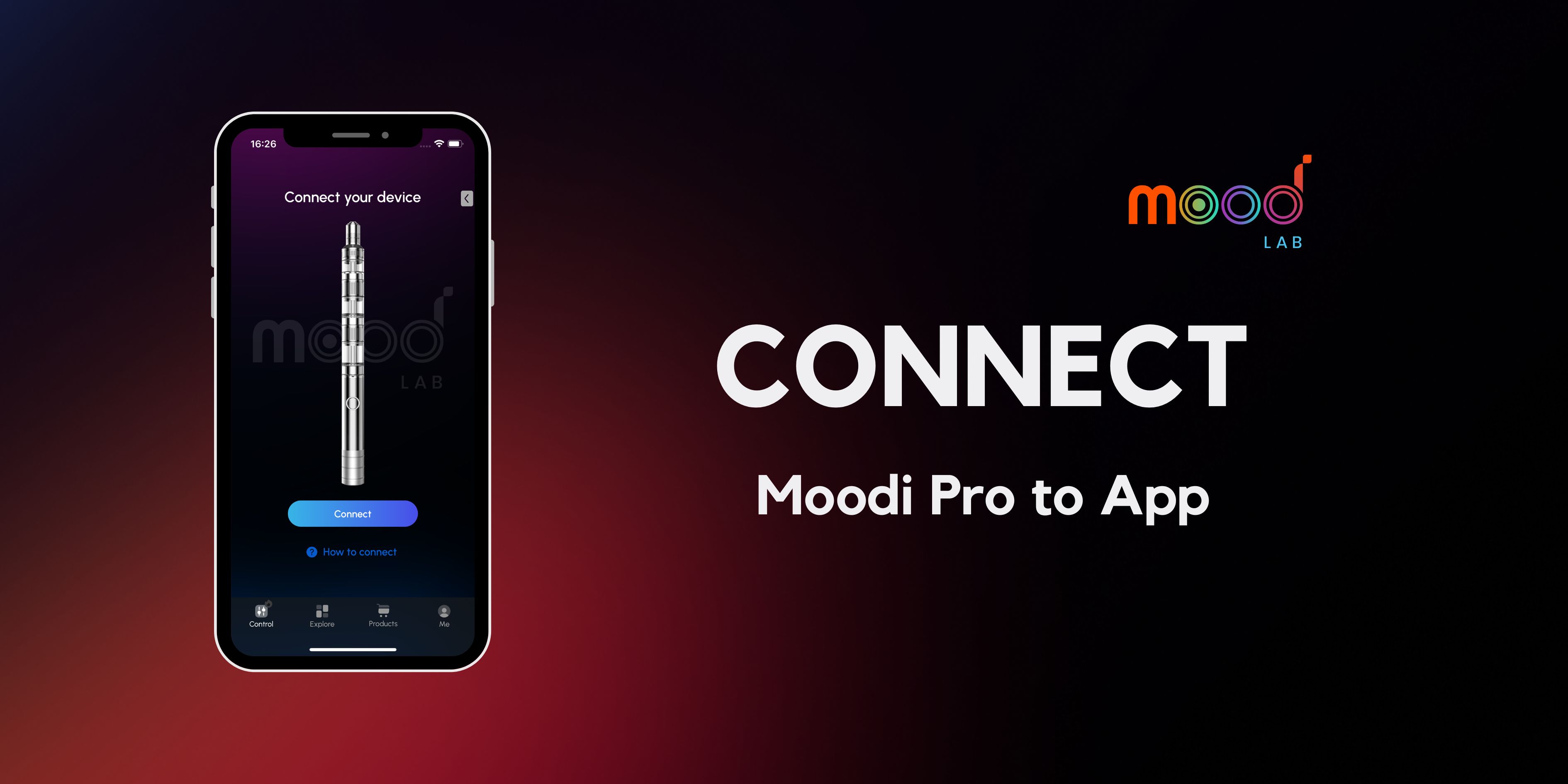 Connect Moodi Pro to App