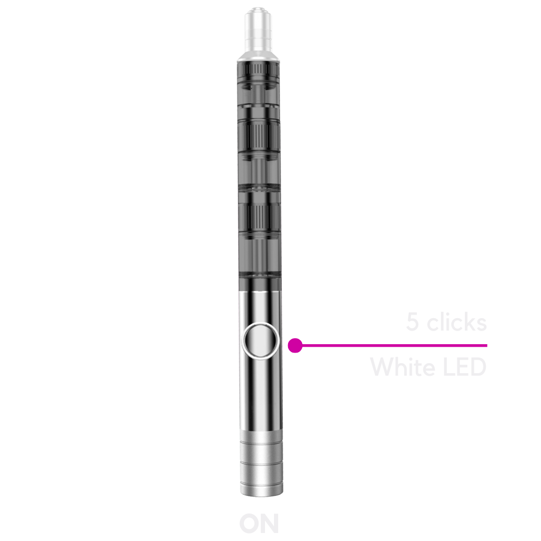 5 clicks to turn on Moodi Pro