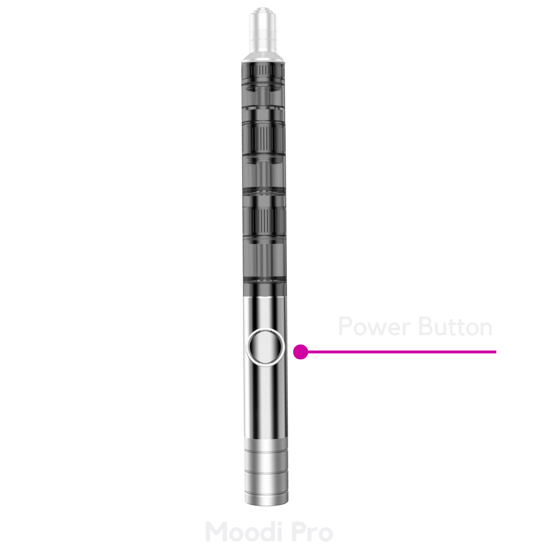 power button on Moodi Pro