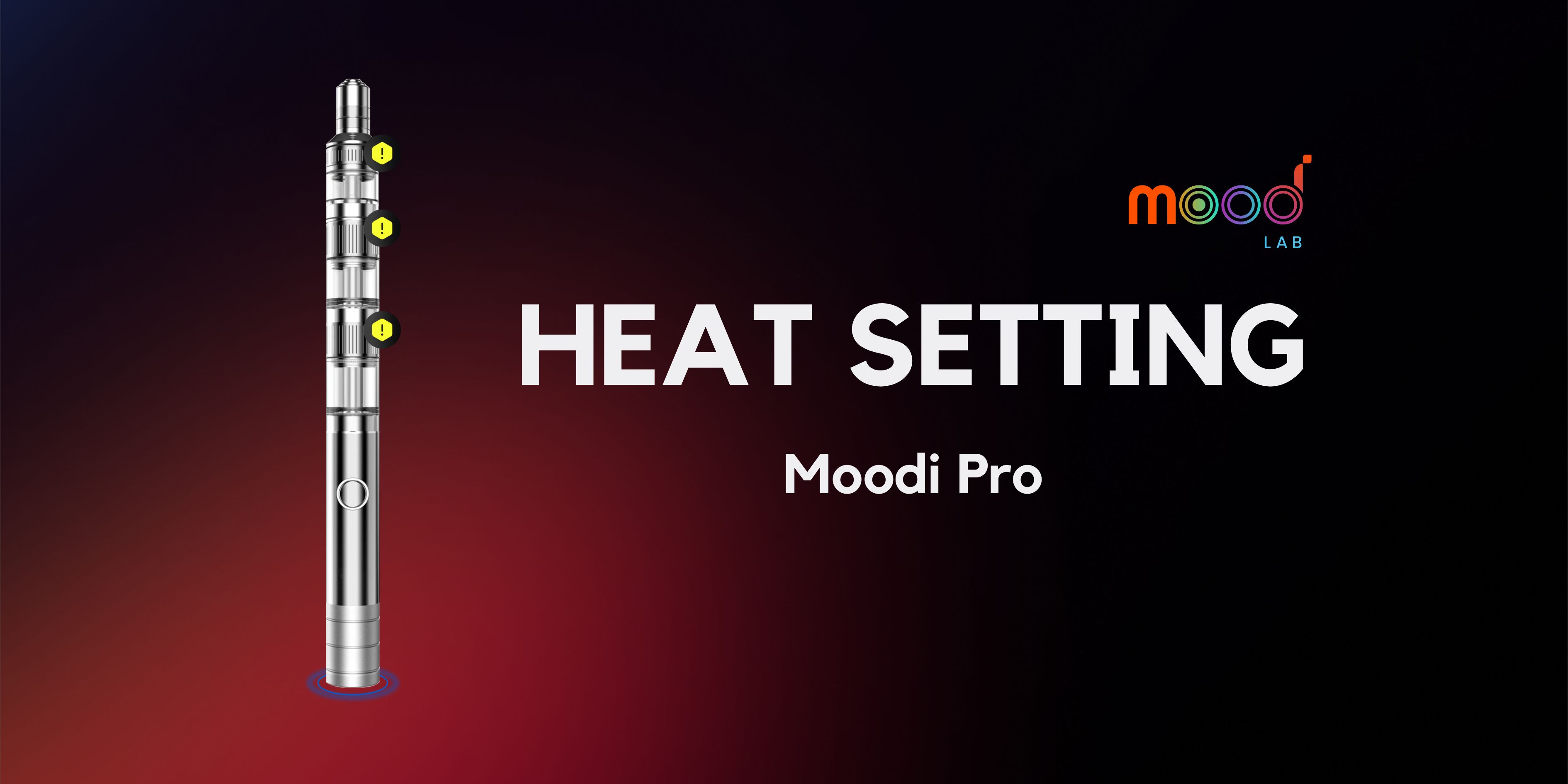 Adjusting Heat Setting on Moodi Pro