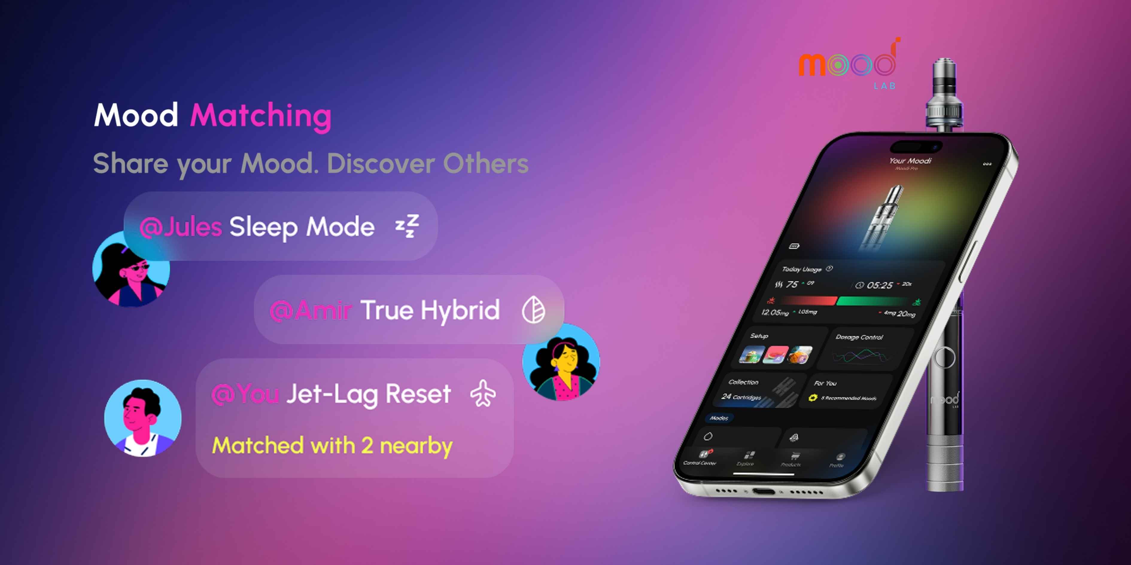 mood matching via app ai