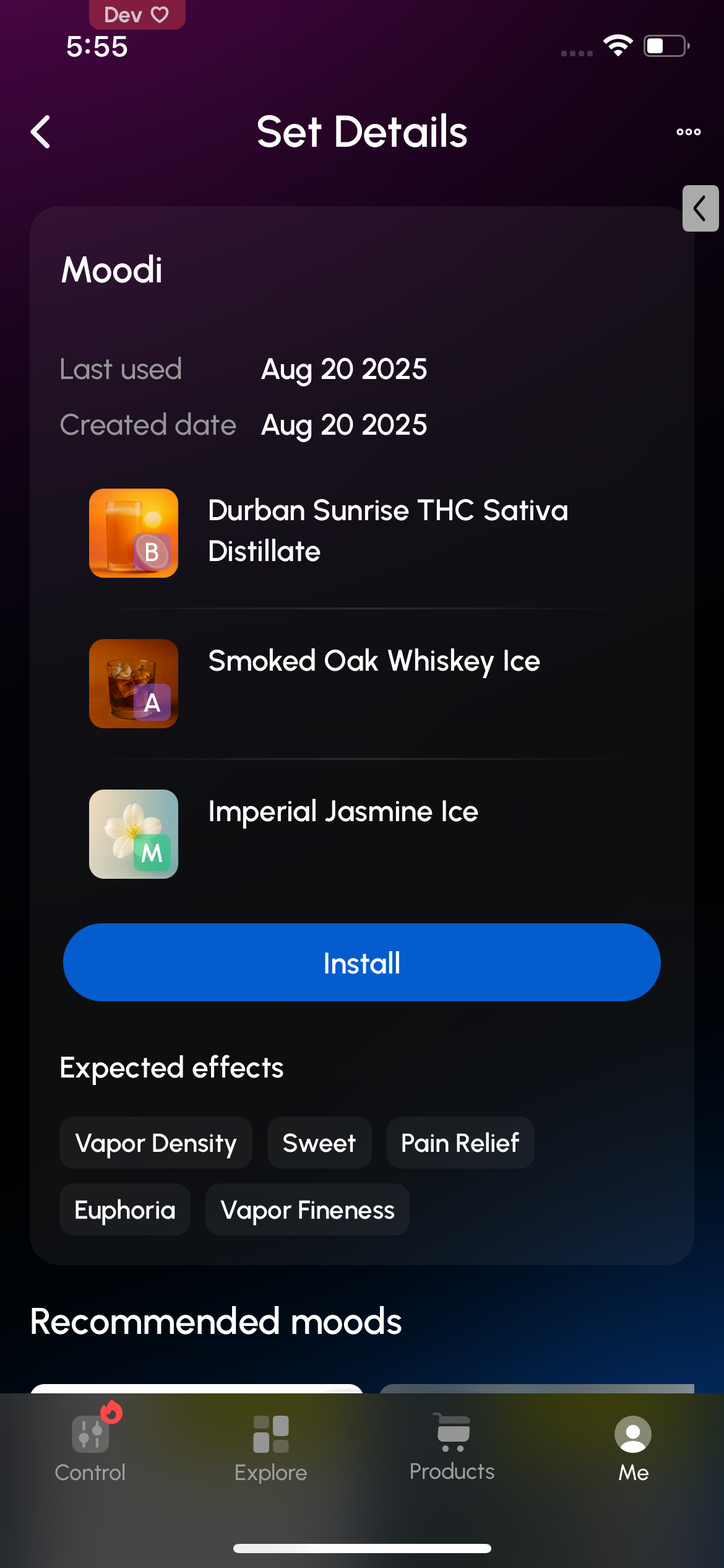 Install Cartridge Set