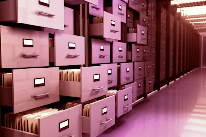 File cabinets and folders