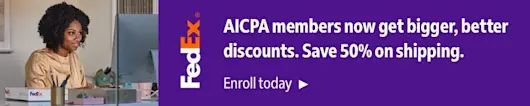 FedEx AICPA member image