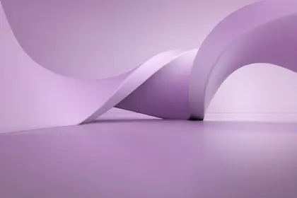 Geometric shape structure on empty concrete floor