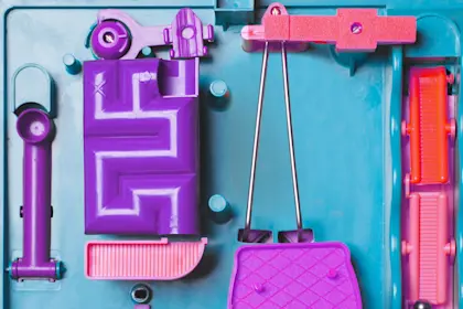 Obstacle course for toys