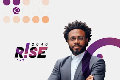 Person in white shirt and smiling