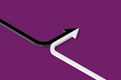 Two arrows forming one