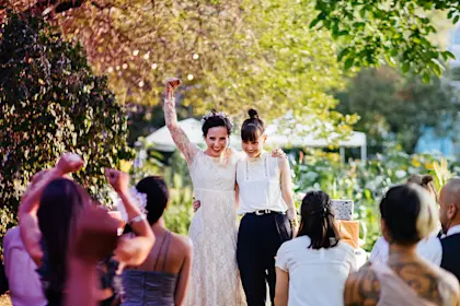 non traditional wedding ceremony