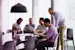 group of people in a casual business meeting