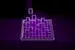 Purple virtual cubes in the form of a tablet