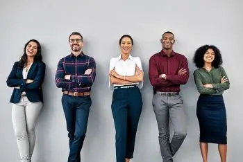 People in line , corporate