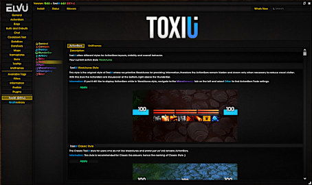 ToxiUI Styles Tab