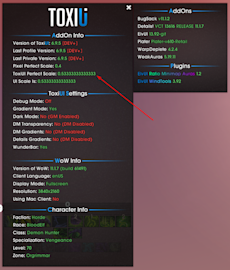 ToxiUI Status Report
