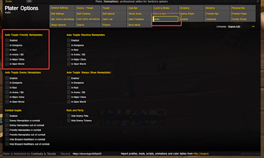 Plater automation tab