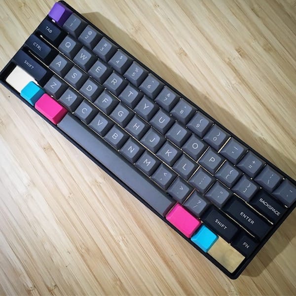 The complete keyboard