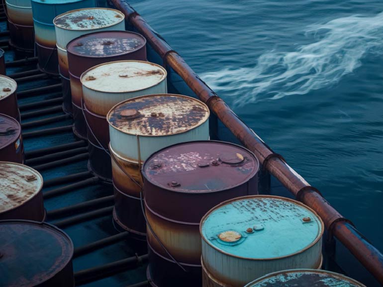 El petróleo supera los 100 dólares mientras los índices estadounidenses caen; los precios del café bajan