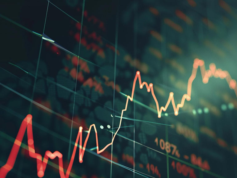 an image of volatile stock price charts 