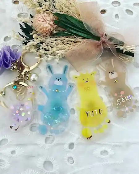 こどもの成長を形に！ 手形足形で作るキーホルダーワークショップに参加してきました