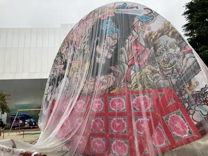 北斎祭り2026 出番を待つねぷた