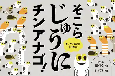 そこらじゅうにチンアナゴ！