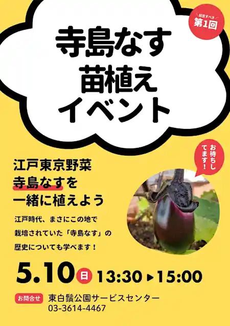寺島なす苗植えイベント