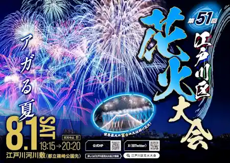 第51回 江戸川区花火大会 2026
