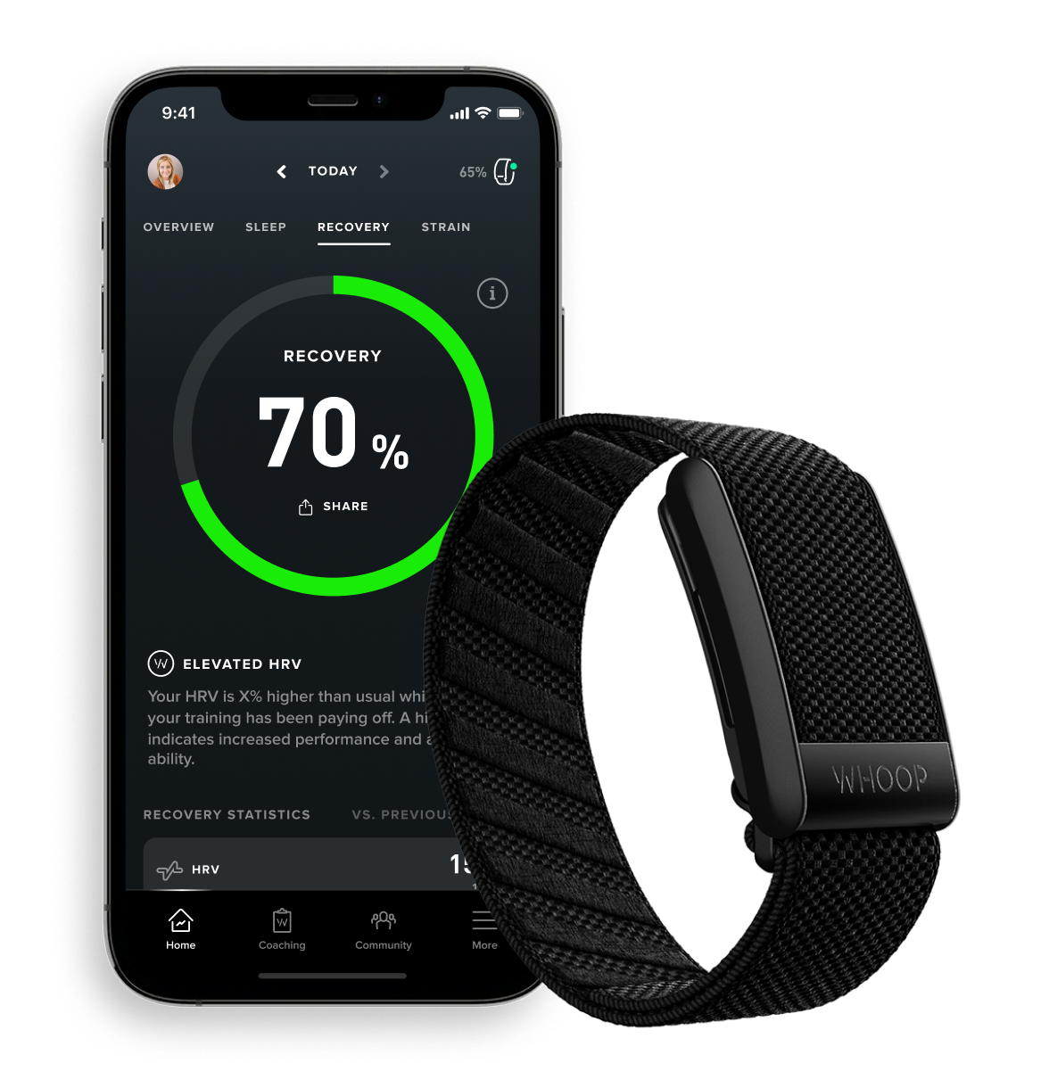  WHOOP 4.0 with 12 Month Subscription – Wearable Health, Fitness  & Activity Tracker – Continuous Monitoring, Performance Optimization, Heart  Rate Tracking – Improve Sleep, Strain, Recovery, Wellness : Sports &  Outdoors