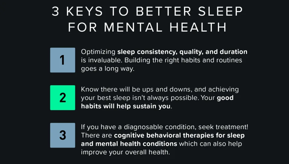 sleep better for mental health