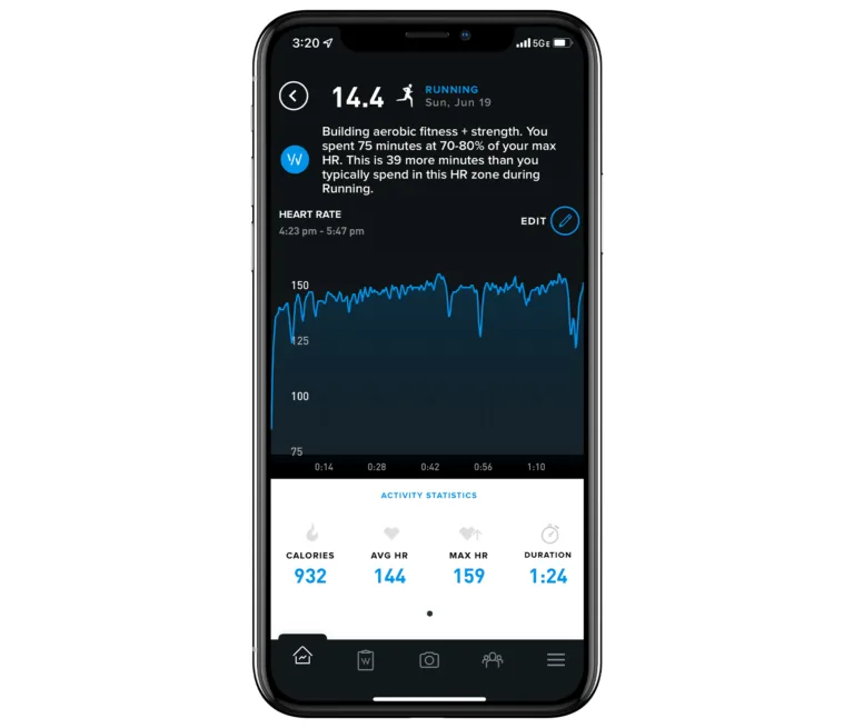 whoop heart rate strain coach