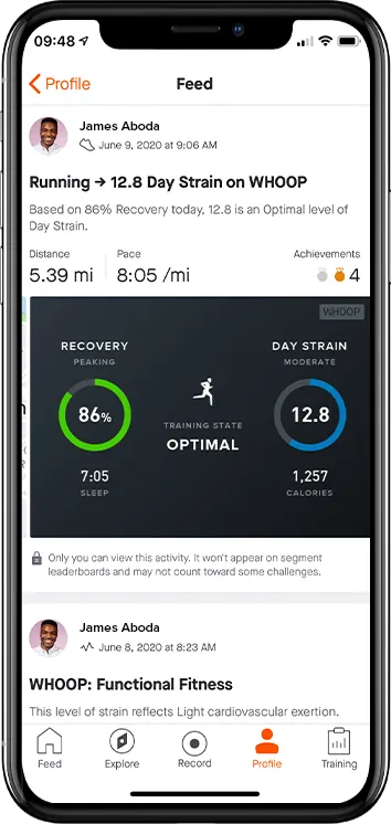 Strava compatible best sale fitness tracker