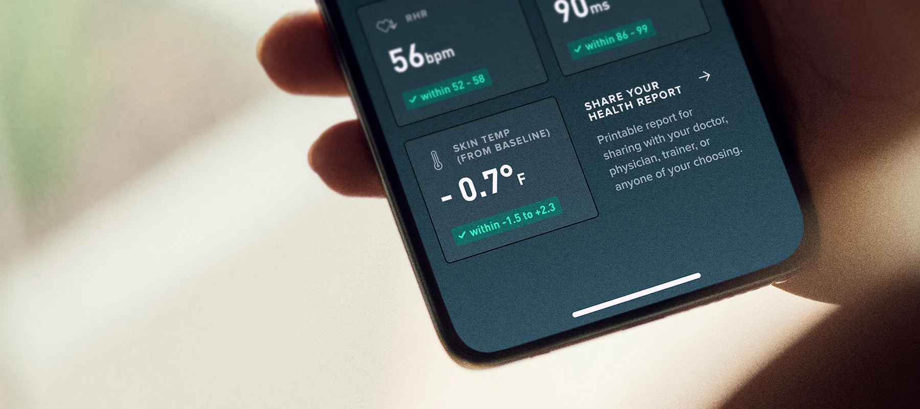 New WHOOP 4.0 Metric: Skin Temperature