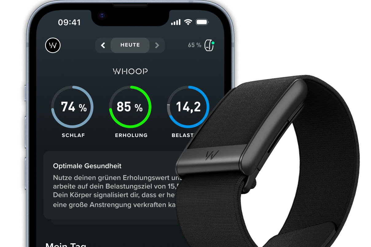 WHOOP 4.0 – Gesundheits- & Recovery-Insights per App