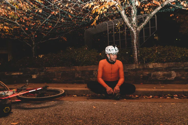 For Ted King, winning the Arkansas High Country Race included sleeping in the woods by the side of the road.