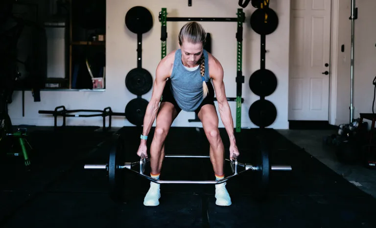 Colleen Quigley crosstraining with WHOOP.