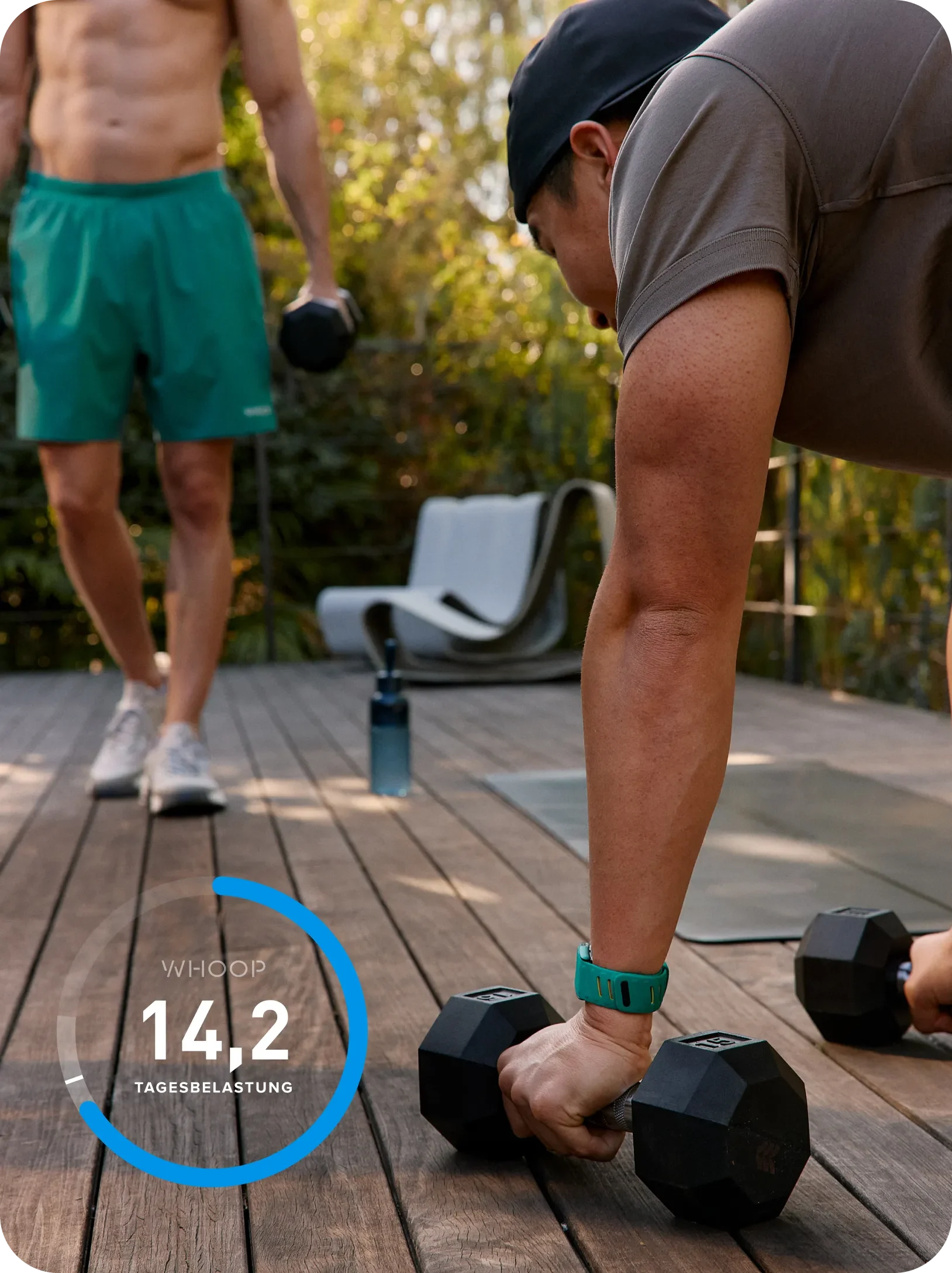 WHOOP Core Product app ui.