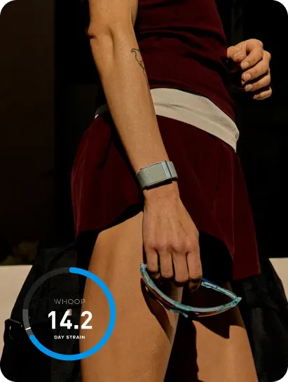 Ecrã de Esforço da app WHOOP
