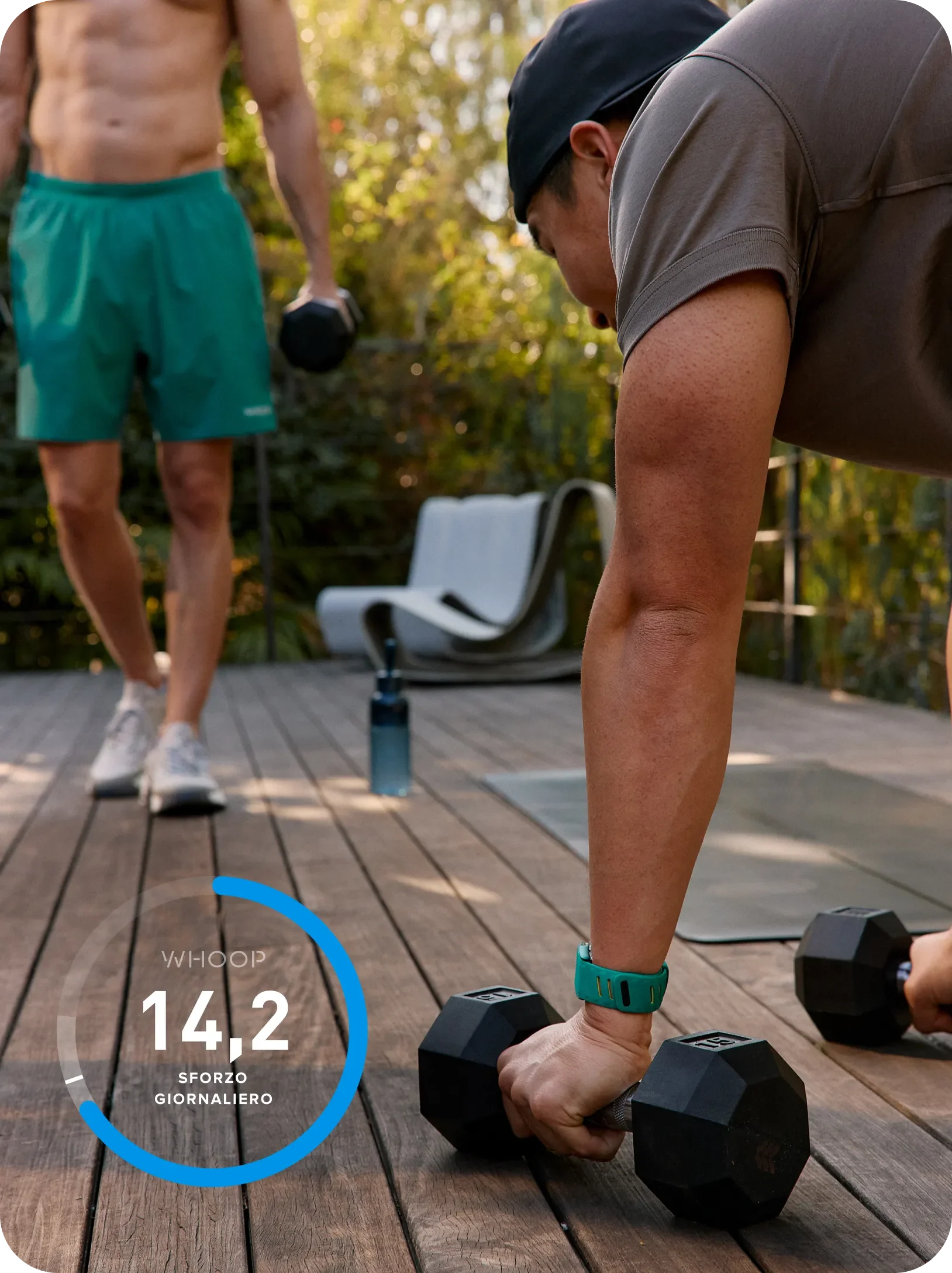 WHOOP Core Product app ui. 