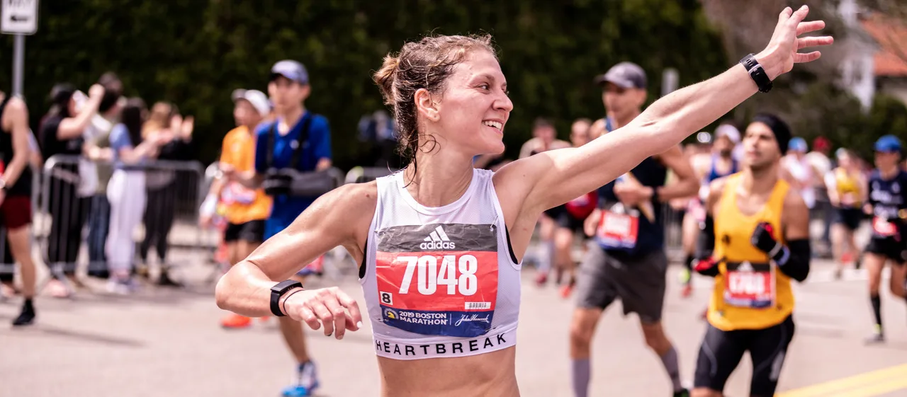 What Exertion Looks Like Running the Boston Marathon