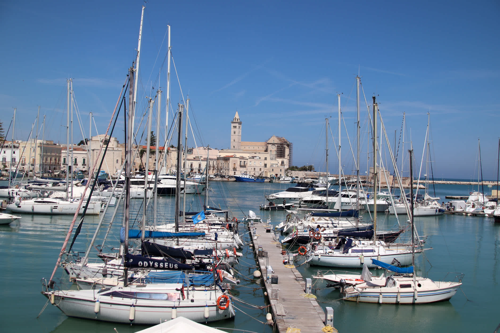 Trani, Apulien, Segelboote