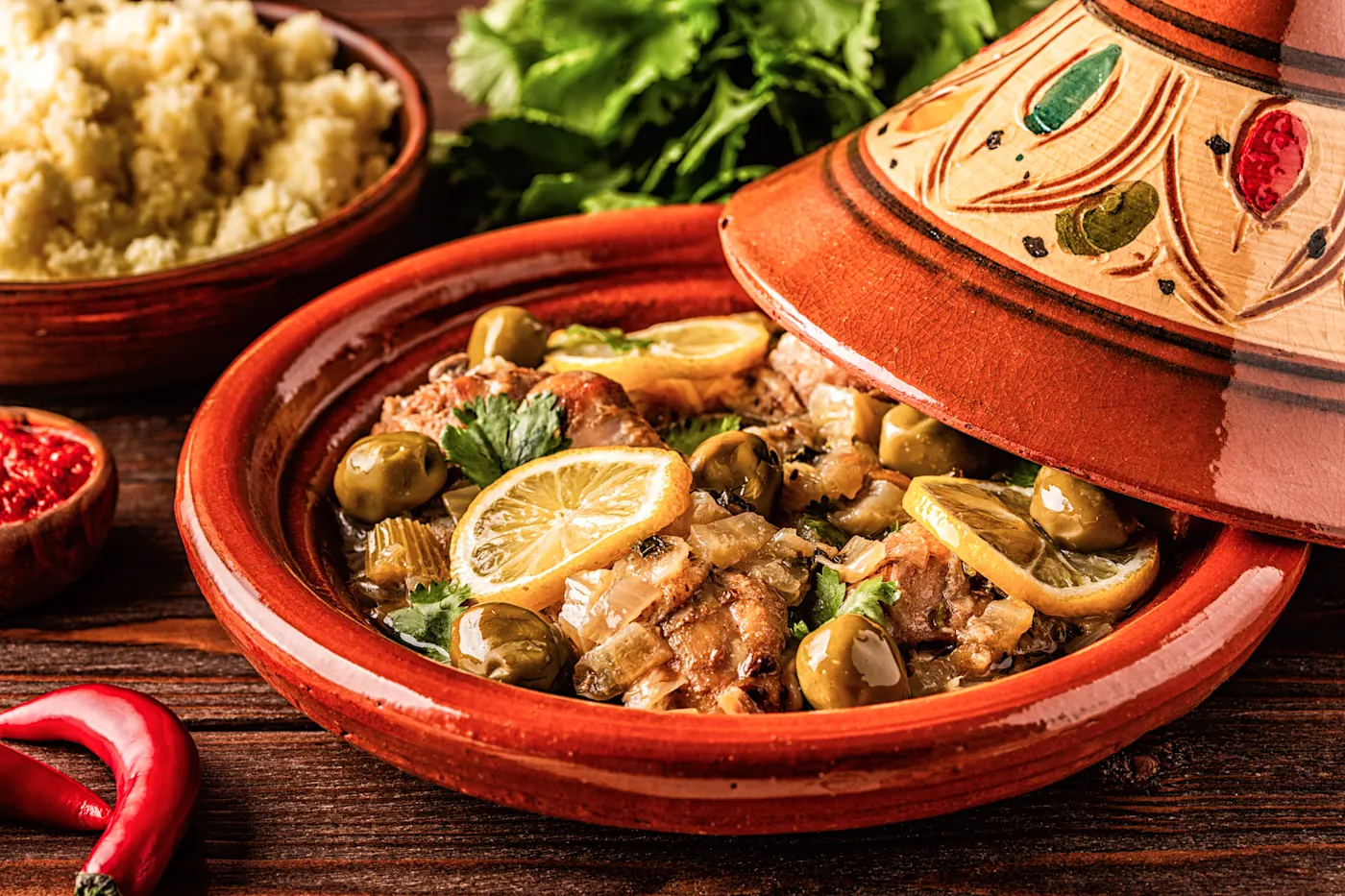 Marokko, Header, Tajine Eine Tajine, Marokko.