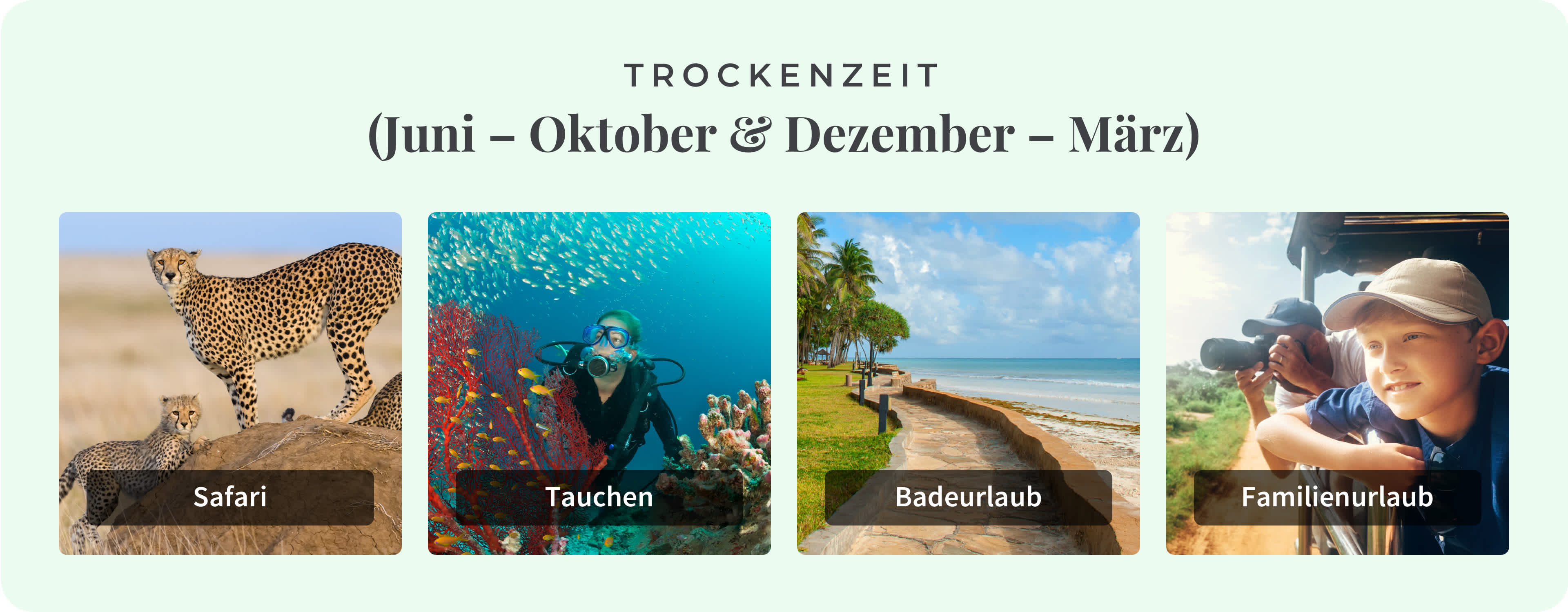 Die besten lokalen Aktivitäten in Kenia während der Trockenzeit.