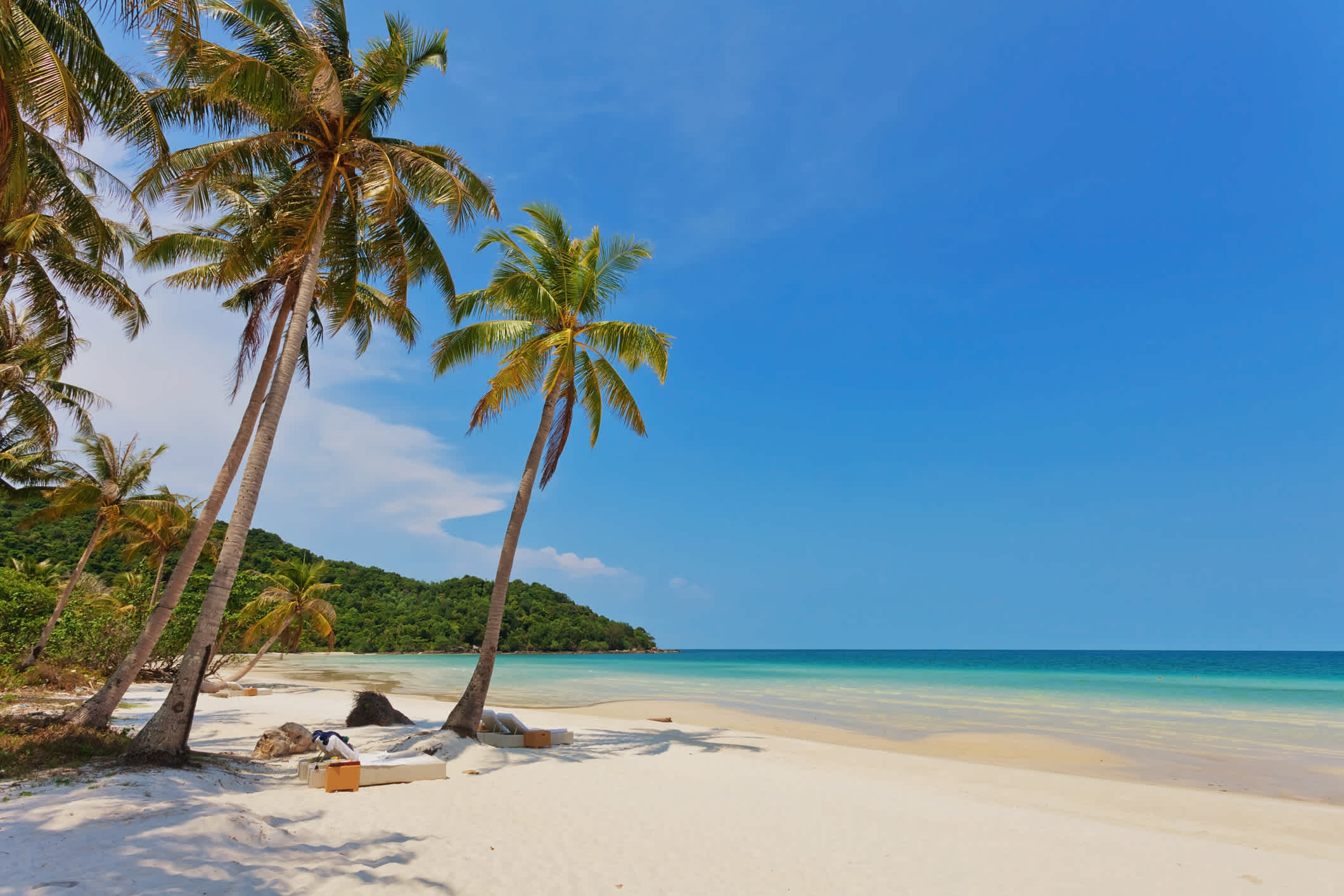 Visit the beautiful white beaches of Phu Quoc on a Vietnam vacation