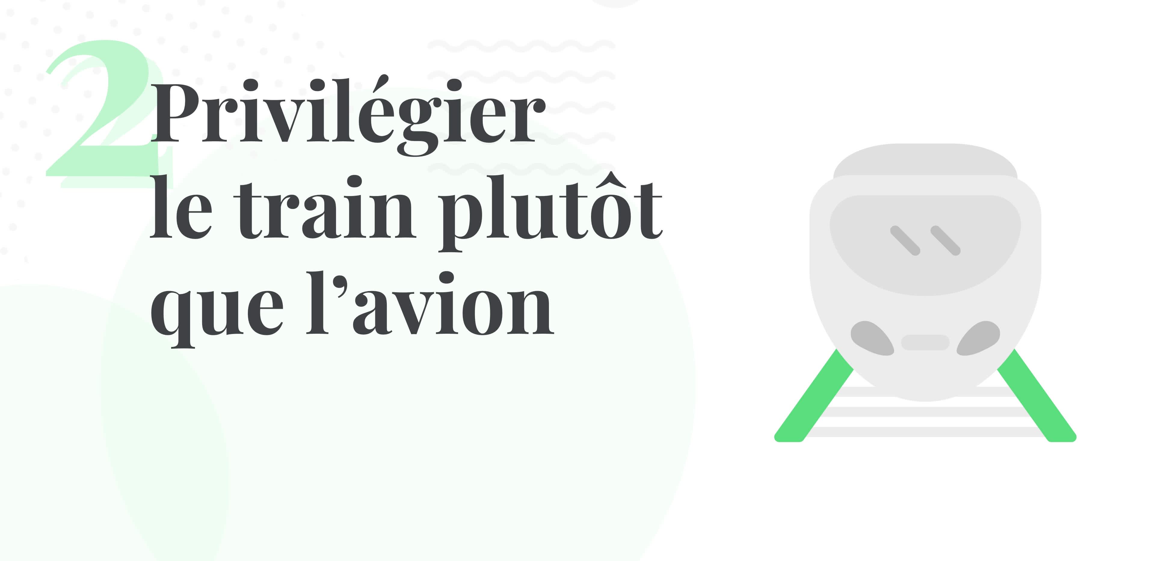 Conseil de voyage nº2 pour un voyage plus durable: Optez pour le train vs. l'avion