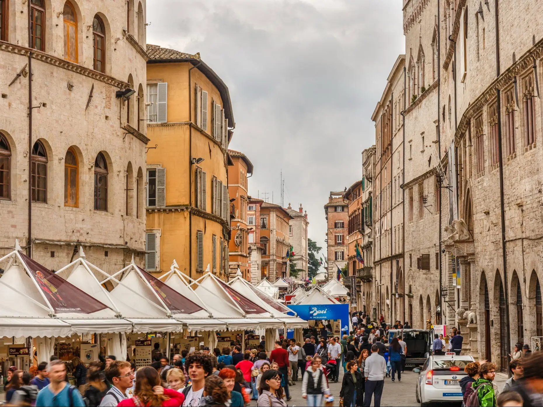 Italien, Umbrien, Perugia, Euro Chocolate