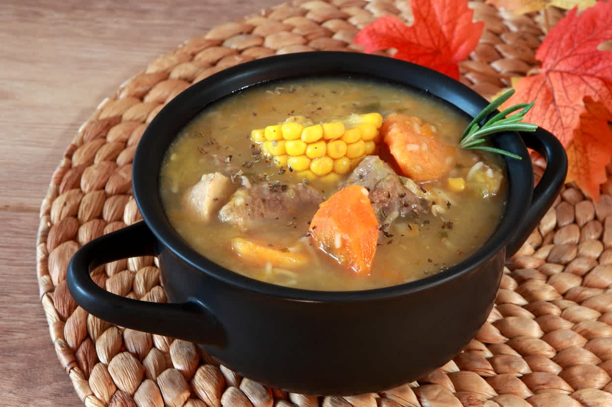 Sancocho Eintopf Suppe oder Brühe