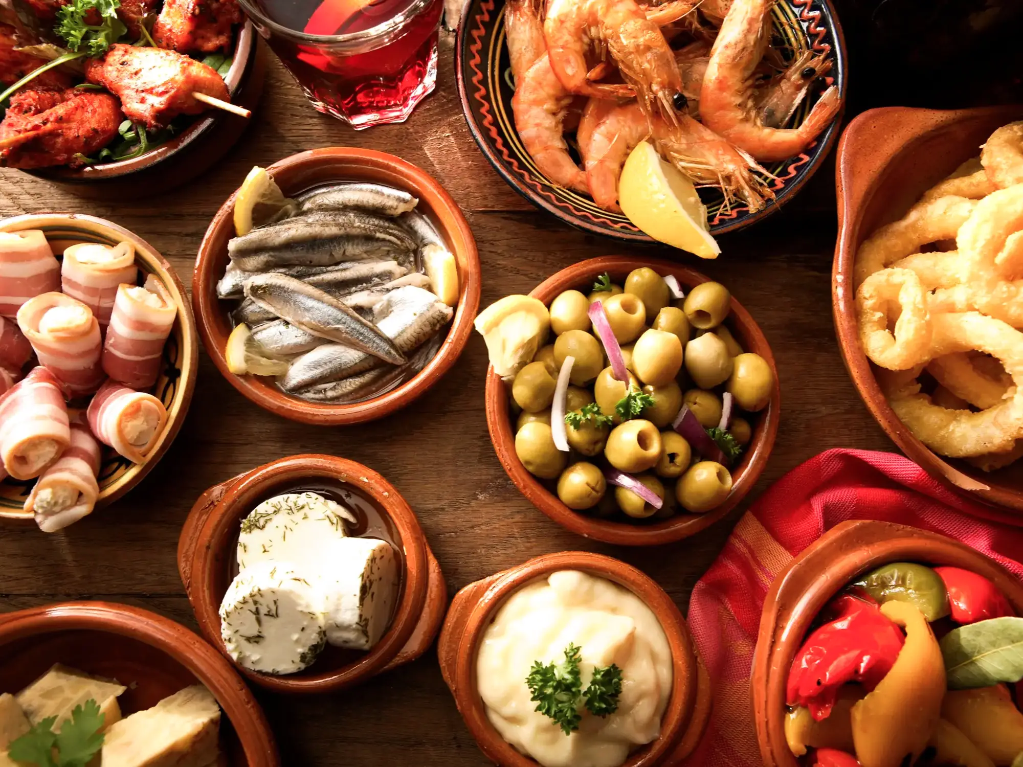 Spanish tapas selection